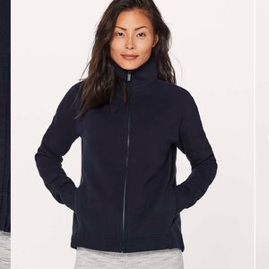 Navy wind down Lululemon zip up